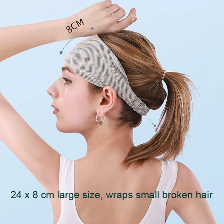 3 PCS Cold Feeling Sports Hairband Fitness Sweat-absorbing Belt(624 Black)