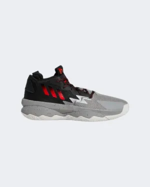 Adidas Dame 8 Unisex Basketball Shoes Grey/Black/Red