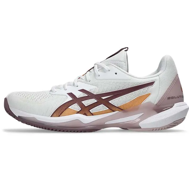 Asics Solution Speed 3 Womens Tennis Shoe White/Dusty Mauve