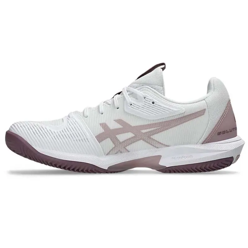 Asics Solution Speed 3 Womens Tennis Shoe White/Dusty Mauve