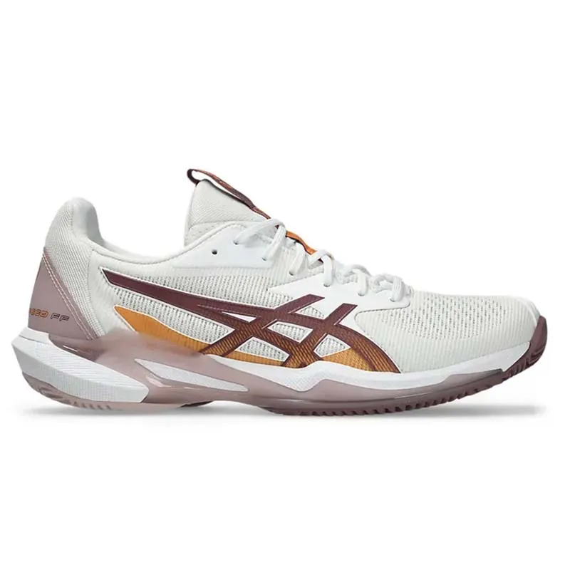 Asics Solution Speed 3 Womens Tennis Shoe White/Dusty Mauve