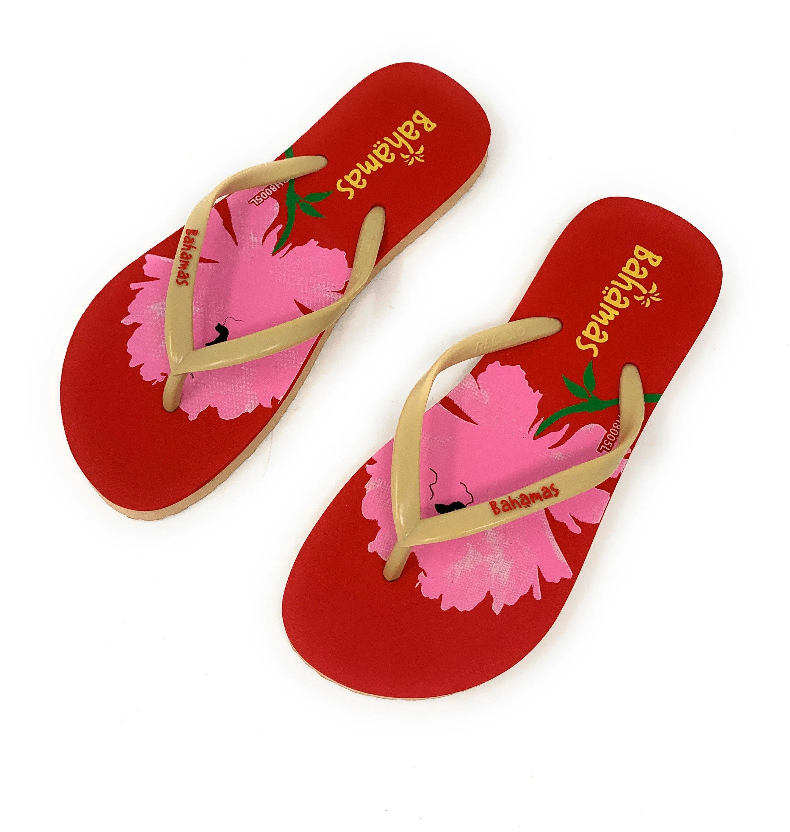 Bahamas Flip Flops Sandals Slippers for Women with Summer Fun Prints