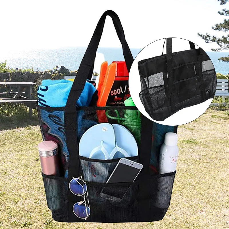 beach mesh storage bag