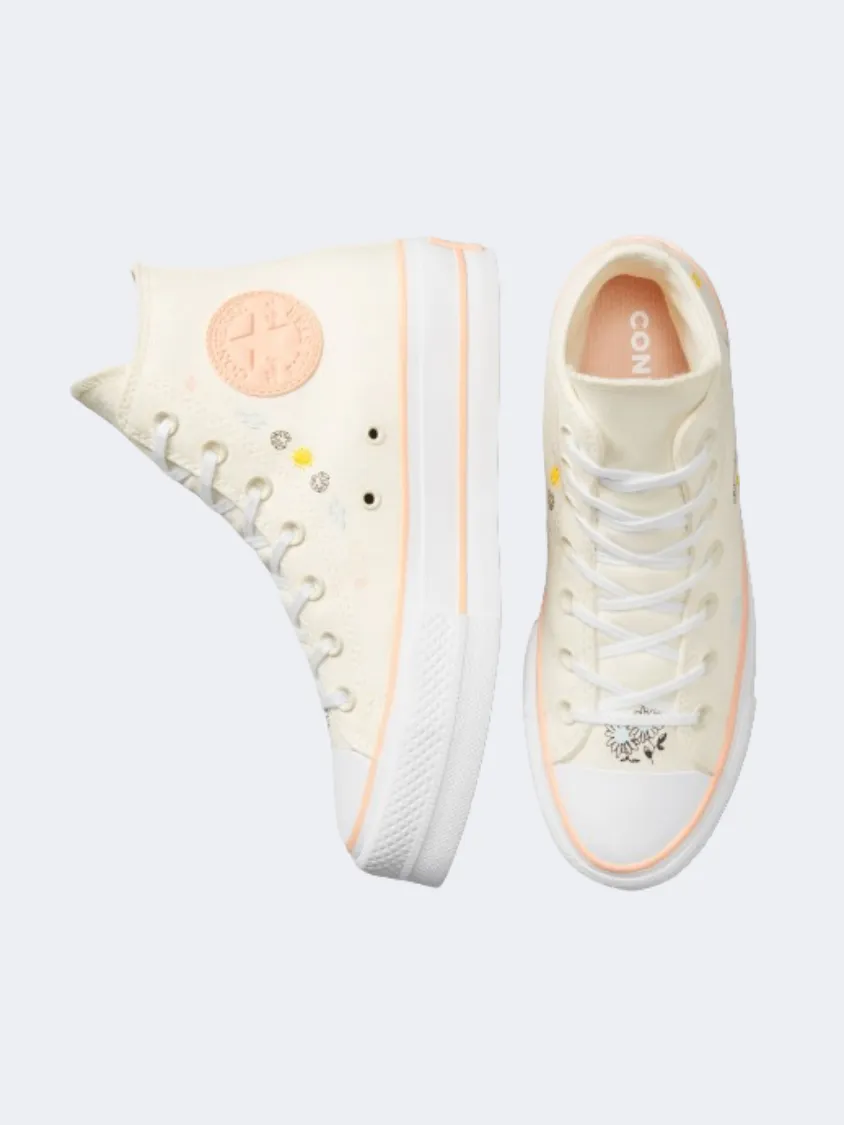 Converse Chuck Taylor All Star Women Lifestyle Shoes Egret/Coral/White