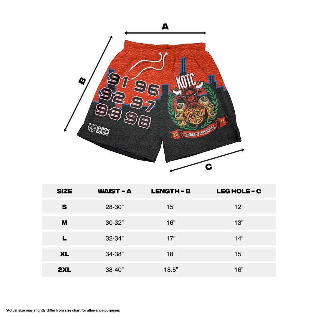 Dynasty Shorts - Red/Black