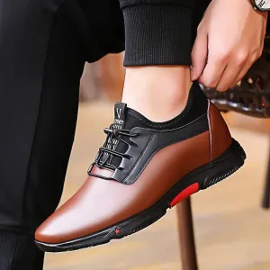 Fashion Sneakers Men Luxury Platform Elevator Shoes Brown S3098180