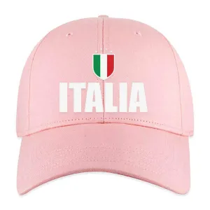 Italia Soccer Baseball Cap (Pink)