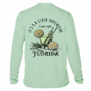 It's 5 O'Clock Somewhere Sun Shirt - Florida or Custom Location