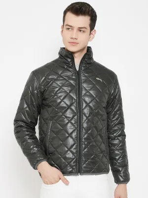 JUMP USA Men Olive Quilted Jacket