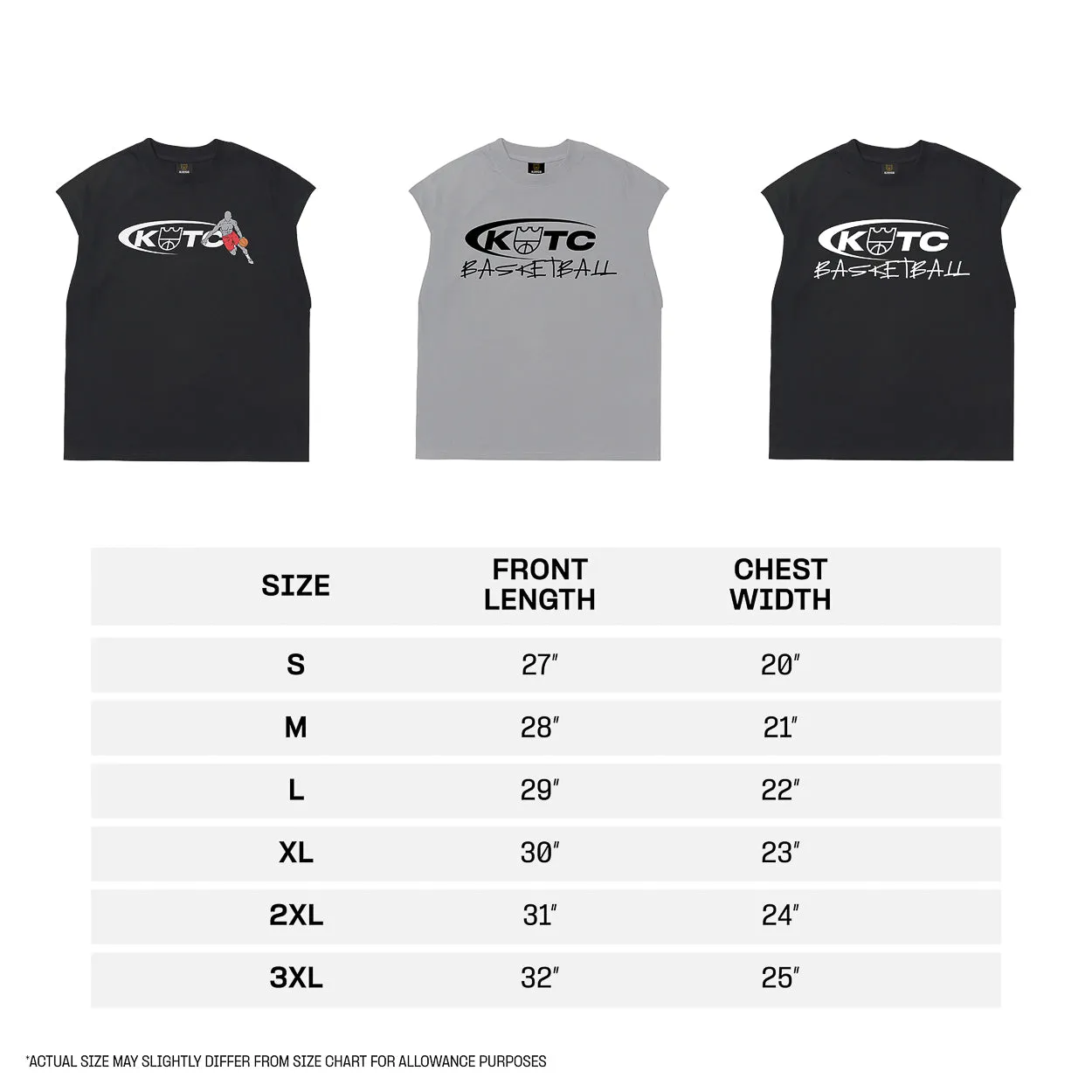 KOTC AND1 "Basketball" Muscle Tee - Gray