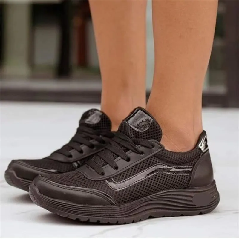 Lace-up Sports Style Low-top Trainers Women