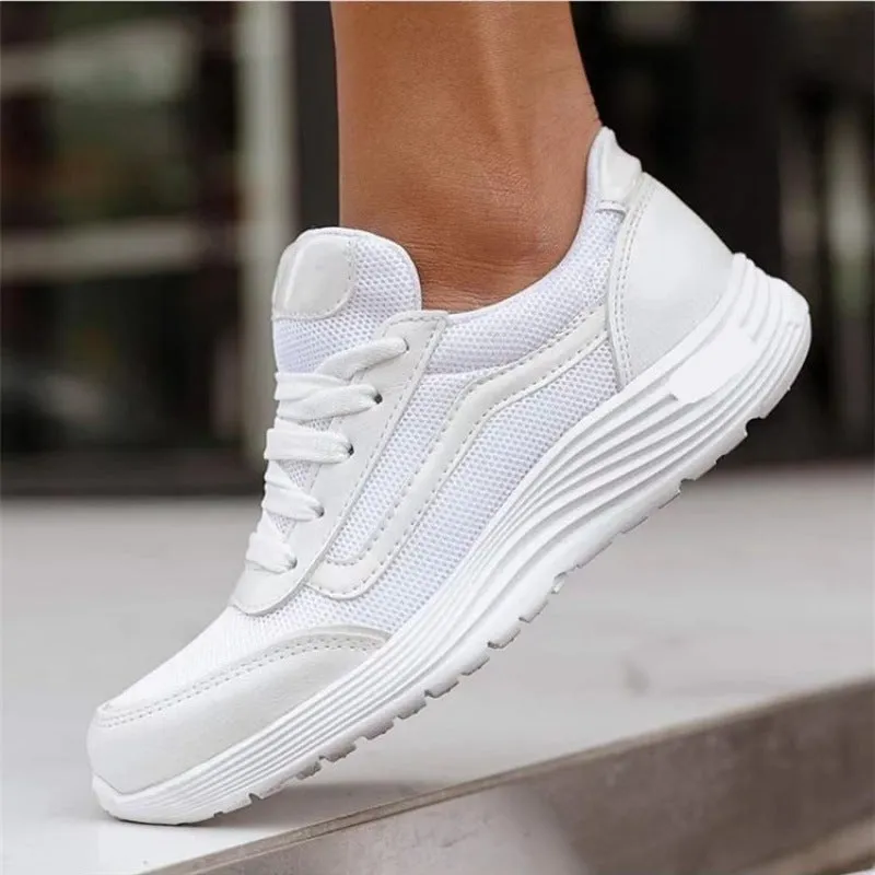 Lace-up Sports Style Low-top Trainers Women