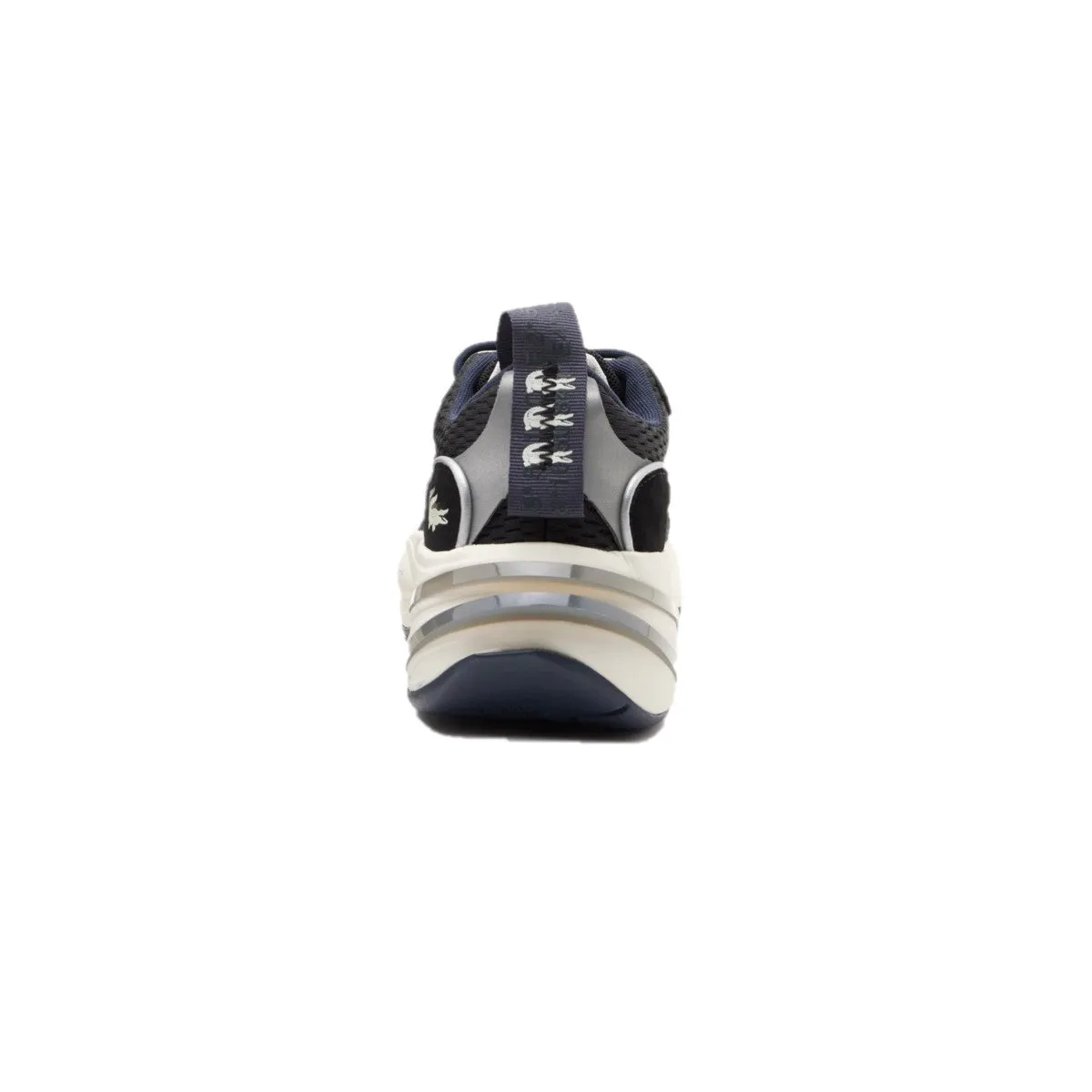 LACOSTE 7-45SMA0004075 ODYSSA 123 MN'S (Medium) Black/Navy Textile & Synthetic Lifestyle Shoesl