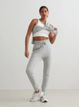 Light Grey Melange Comfy Modal Sweatpants