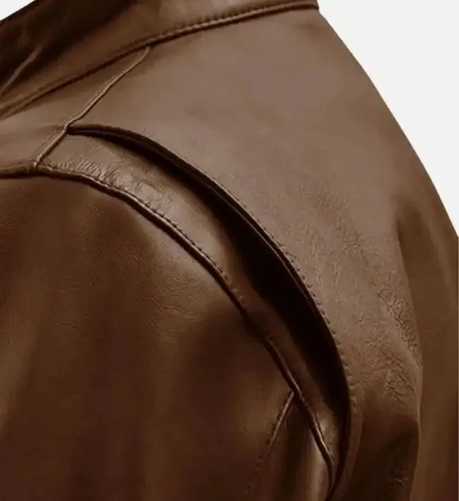 Men's Spanish Brown Leather Jacket