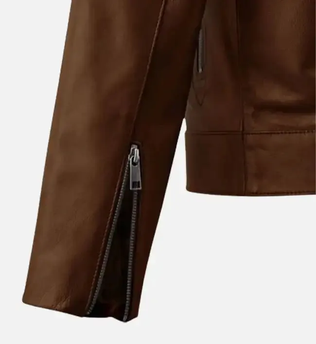 Men's Spanish Brown Leather Jacket