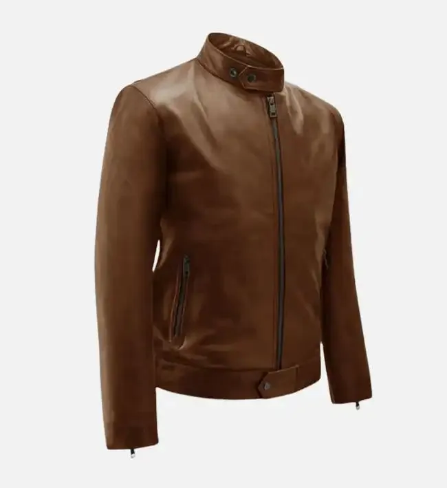 Men's Spanish Brown Leather Jacket