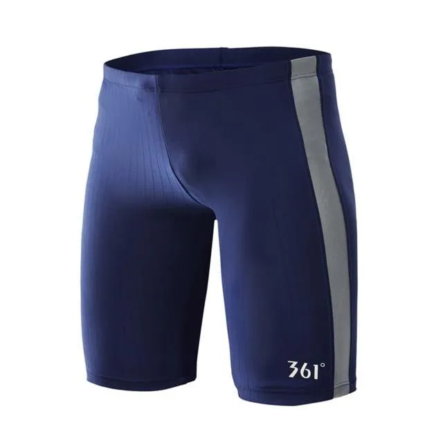 Men's Swimwear Tight Swim Trunks Plus Size Quick Dry Swimming Shorts