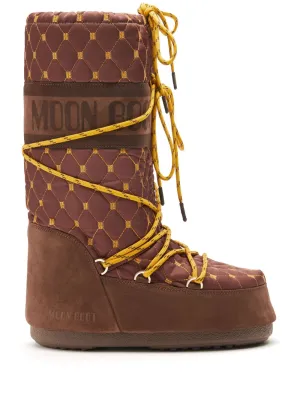 MOON BOOT RESORT Boots Leather Brown