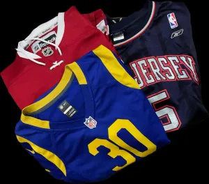 NBA/NFL/NHL Sports Jersey - 12 Pcs