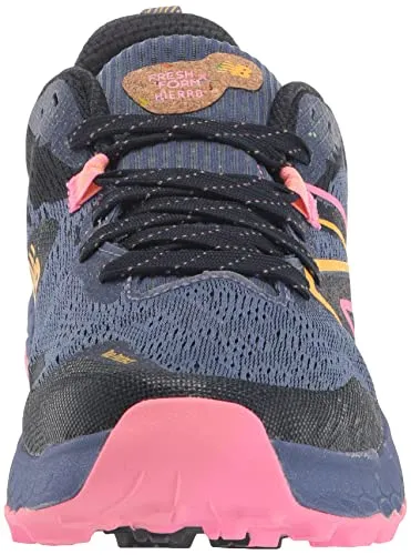 New Balance Women's Fresh Foam X Hierro V7 Trail Running Shoe, Night Sky/Vibrant Pink/Black, 9