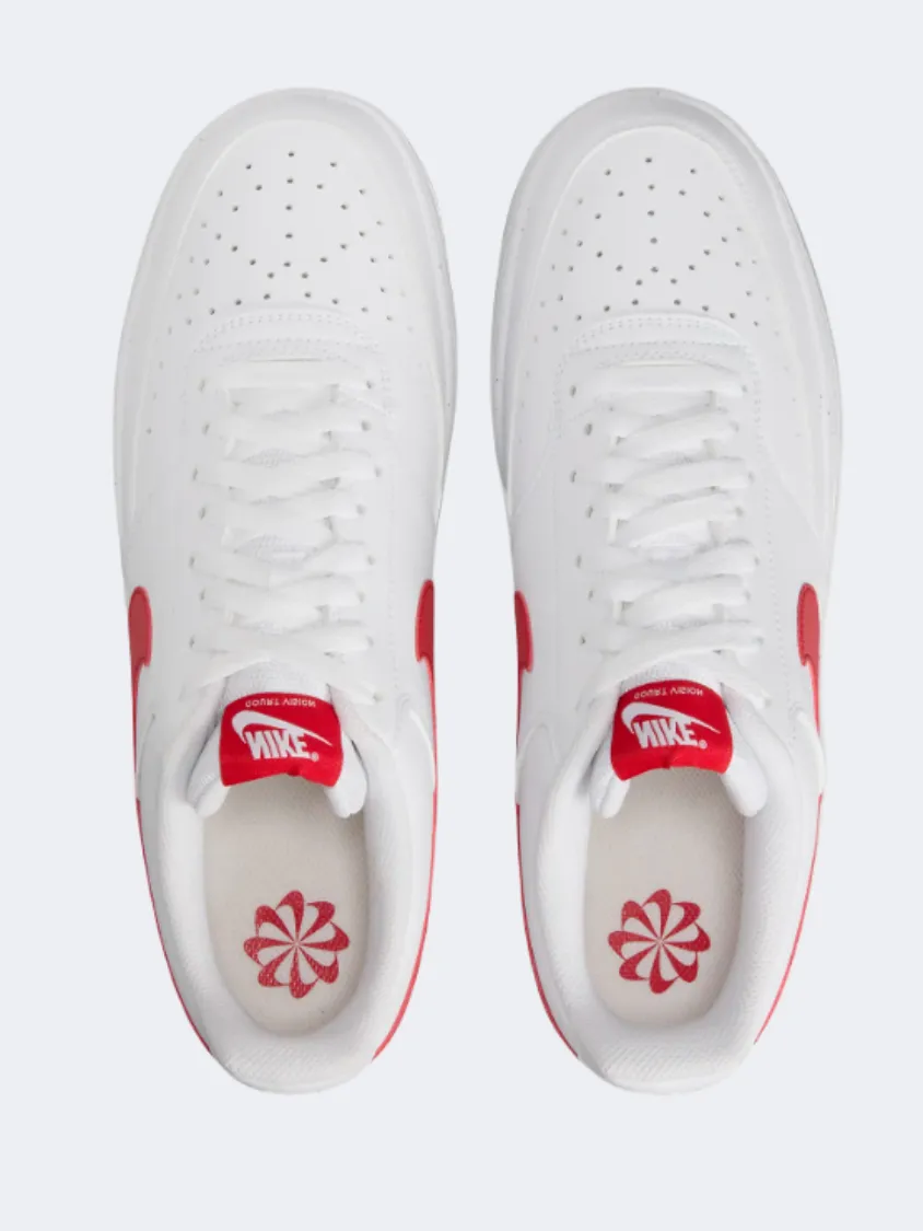 Nike Court Vision Next Nature Men Lifestyle Shoes White/Red