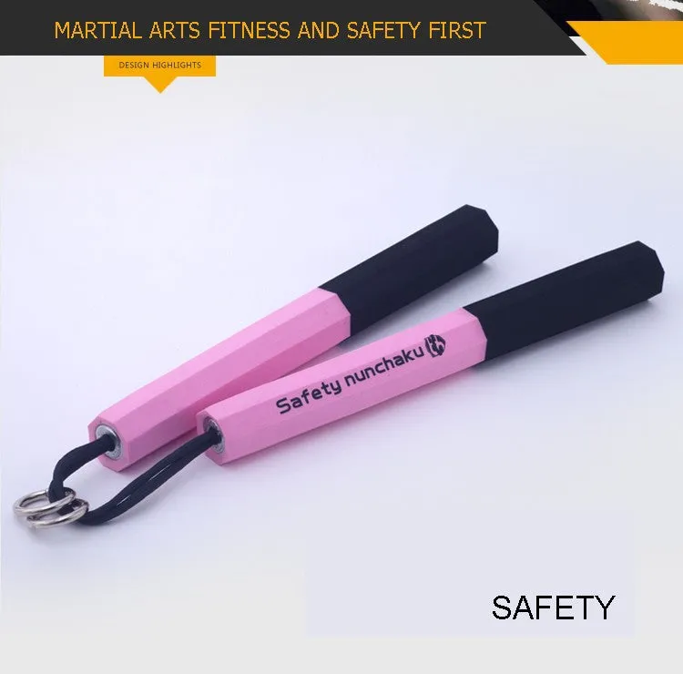 Novelty nice Martial Arts Foam Sponge Training Practice Safety Nunchucks for women