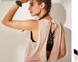 Open Back Yoga Top