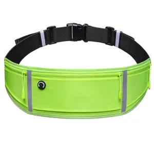 Outdoor Waterproof Belt Bag Sports Riding Mobile Phone Waist Bag, Size:7 inch(Fluorescent Green)