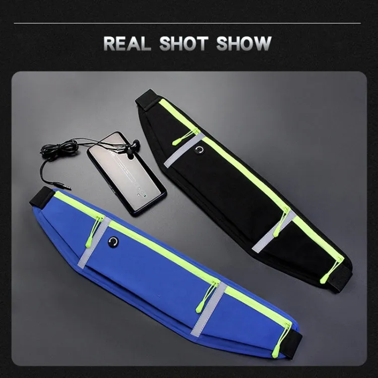 Outdoor Waterproof Belt Bag Sports Riding Mobile Phone Waist Bag, Size:7 inch(Fluorescent Green)