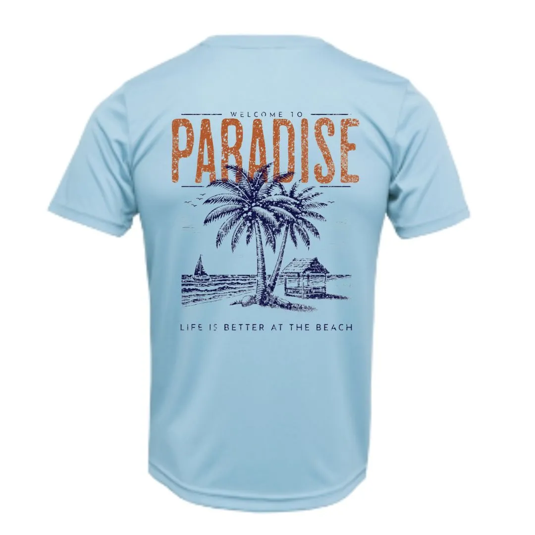 Paradise Better at the Beach Sun Shirt - No Location or Custom Location