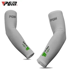 PGM Golf Ice Silk Sunscreen Sleeve for Men and Women (Color:Grey Size:XL)