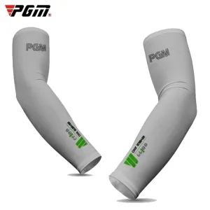 PGM Golf Ice Silk Sunscreen Sleeve for Men and Women (Color:Grey Size:XXL)