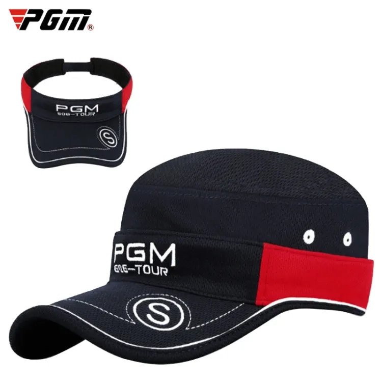 PGM Golf Men and Women Sunscreen Breathable Multi-function Hat(Navy Blue)