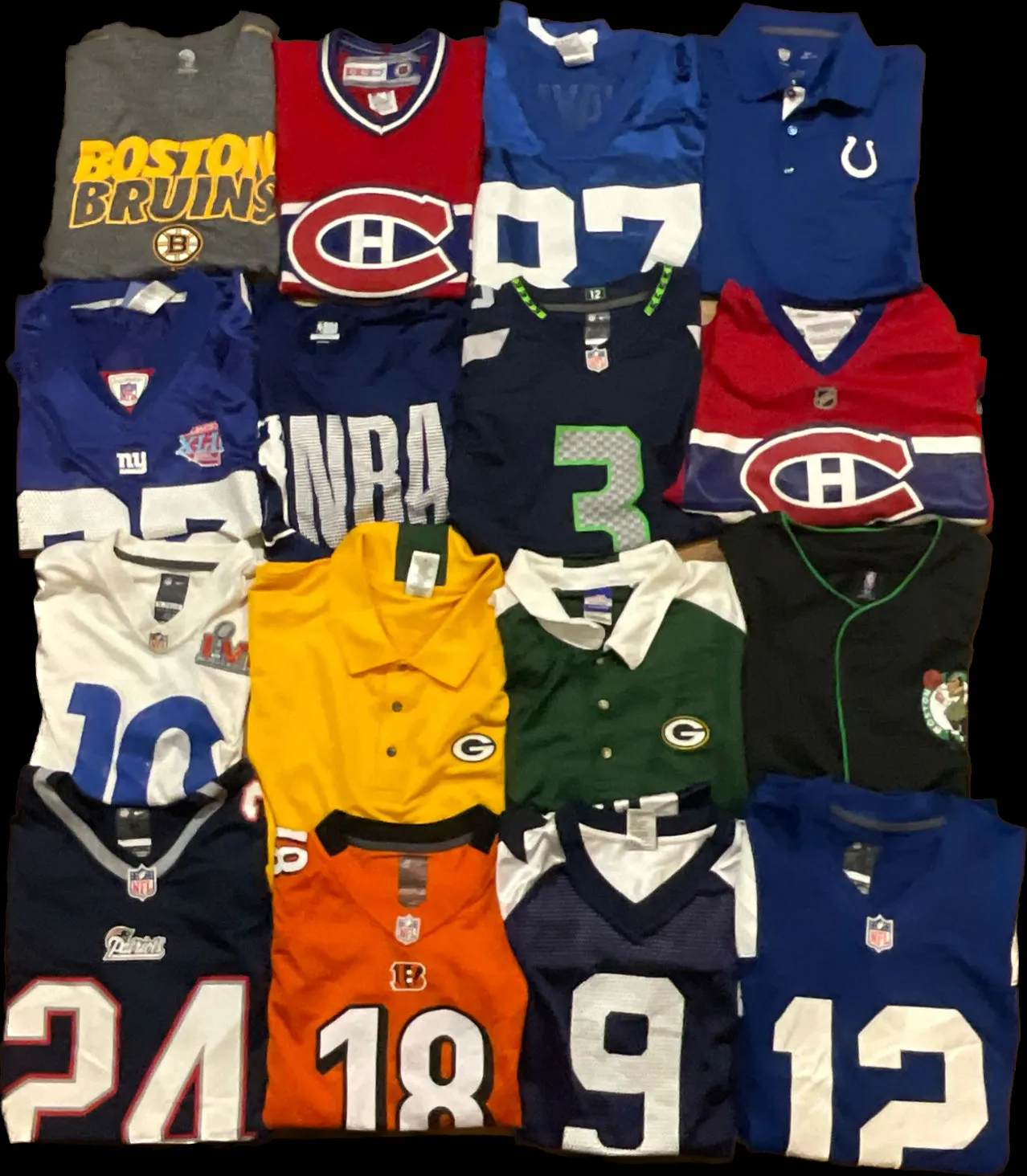 Pro NBA/NFL/NHL Sports Tshirts