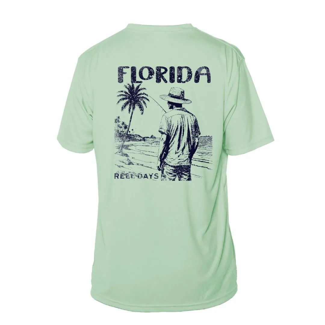 Reel Days Fishing Sun Shirt UPF50 - Florida or Custom Location