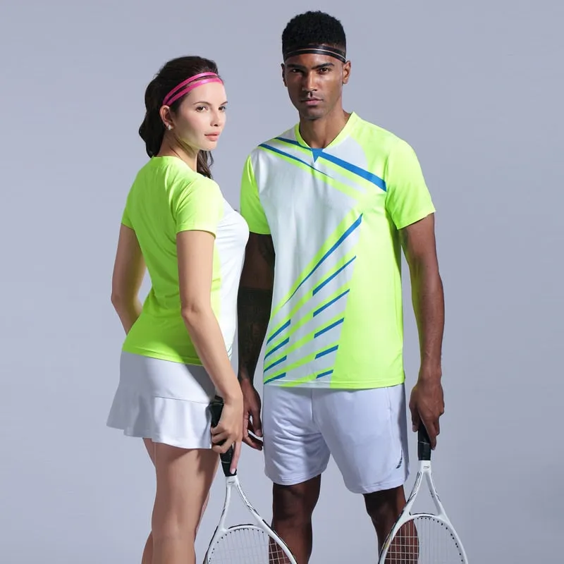 Running Shirt Men/Women Short T-Shirt Golf Volleyball Netball Tennis Shirt Basketball GYM Running T Shirt Badminton Soccer training Sports Clothes