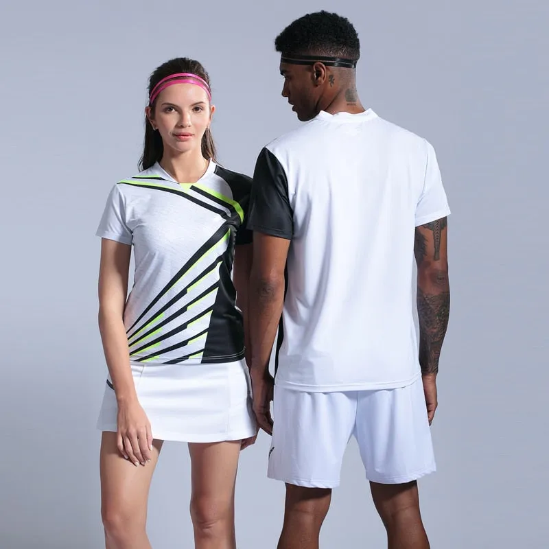 Running Shirt Men/Women Short T-Shirt Golf Volleyball Netball Tennis Shirt Basketball GYM Running T Shirt Badminton Soccer training Sports Clothes