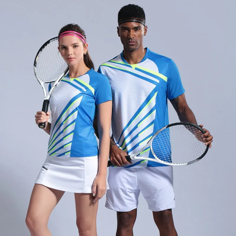 Running Shirt Men/Women Short T-Shirt Golf Volleyball Netball Tennis Shirt Basketball GYM Running T Shirt Badminton Soccer training Sports Clothes