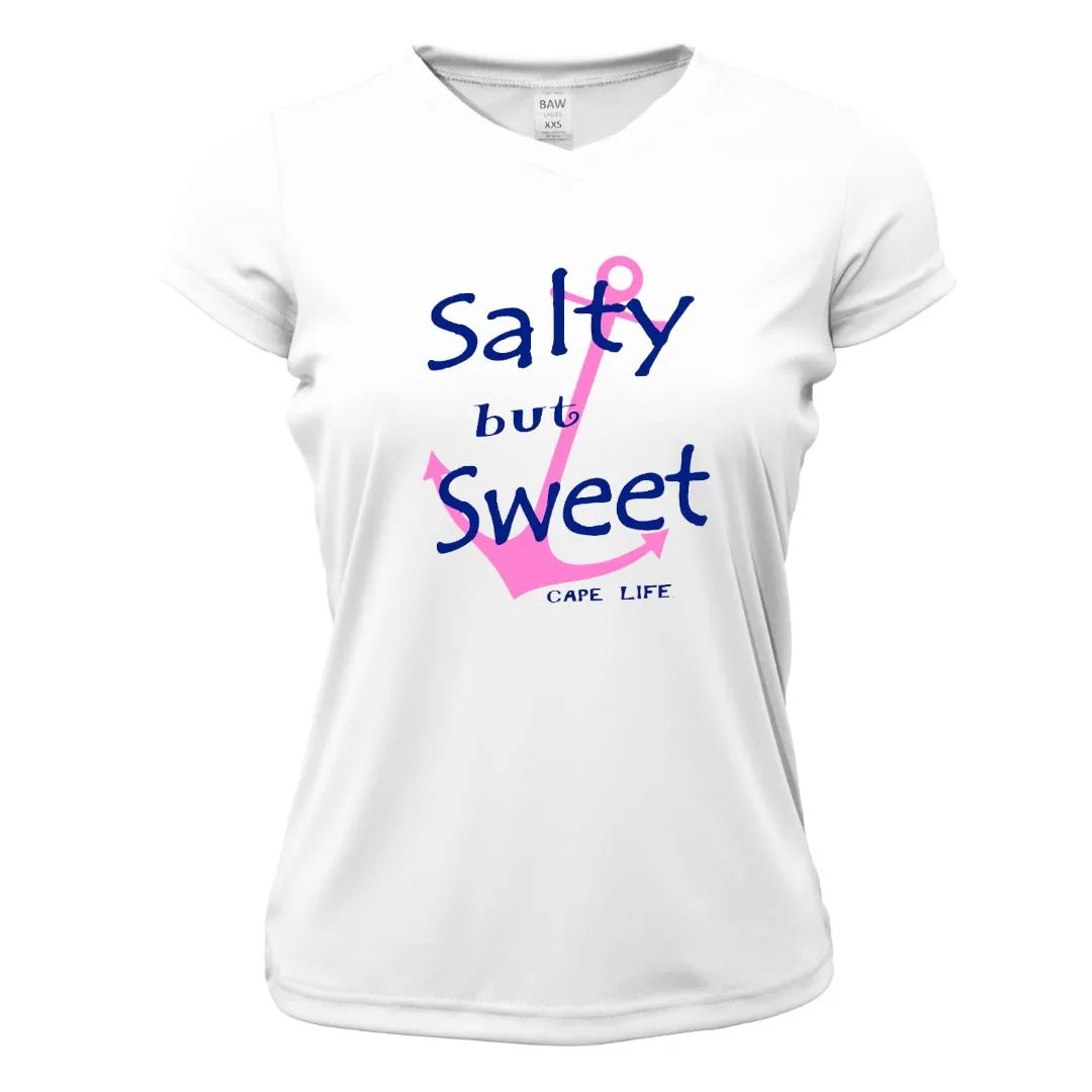 Salty But Sweet Women's Sun Shirt - UPF50 Sun Protection Graphic Tee