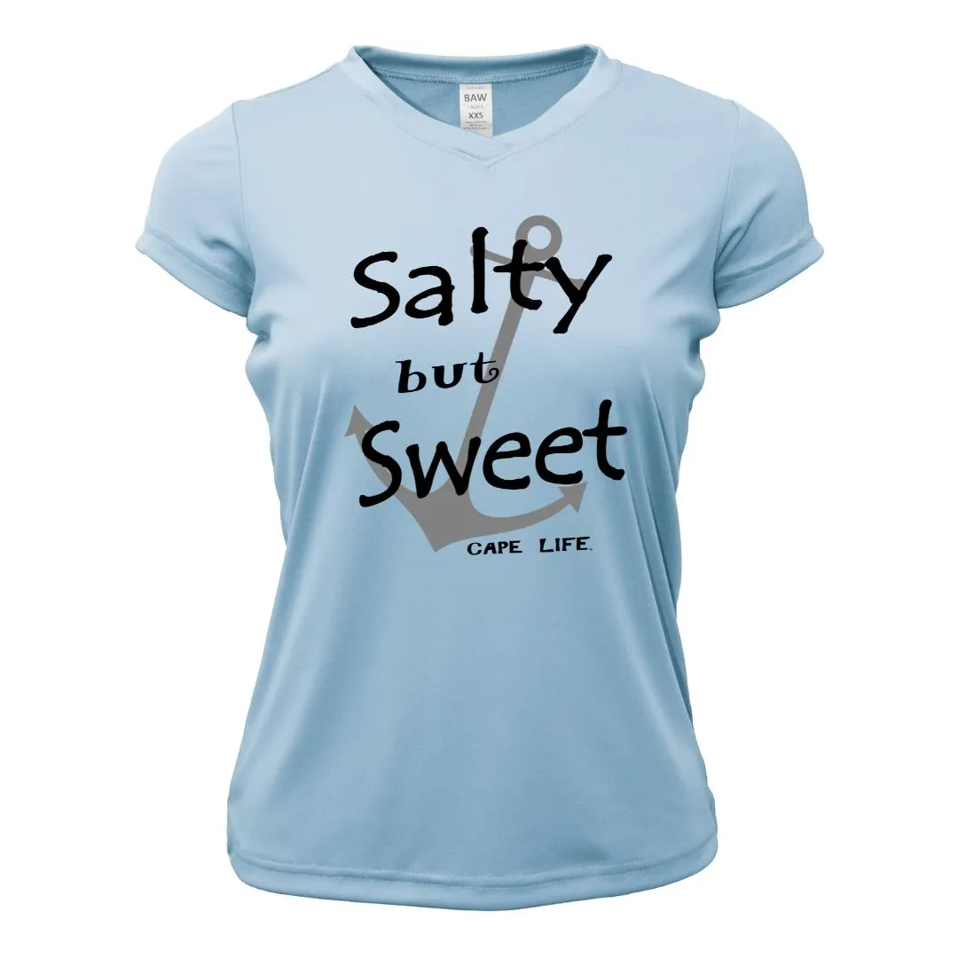 Salty But Sweet Women's Sun Shirt - UPF50 Sun Protection Graphic Tee