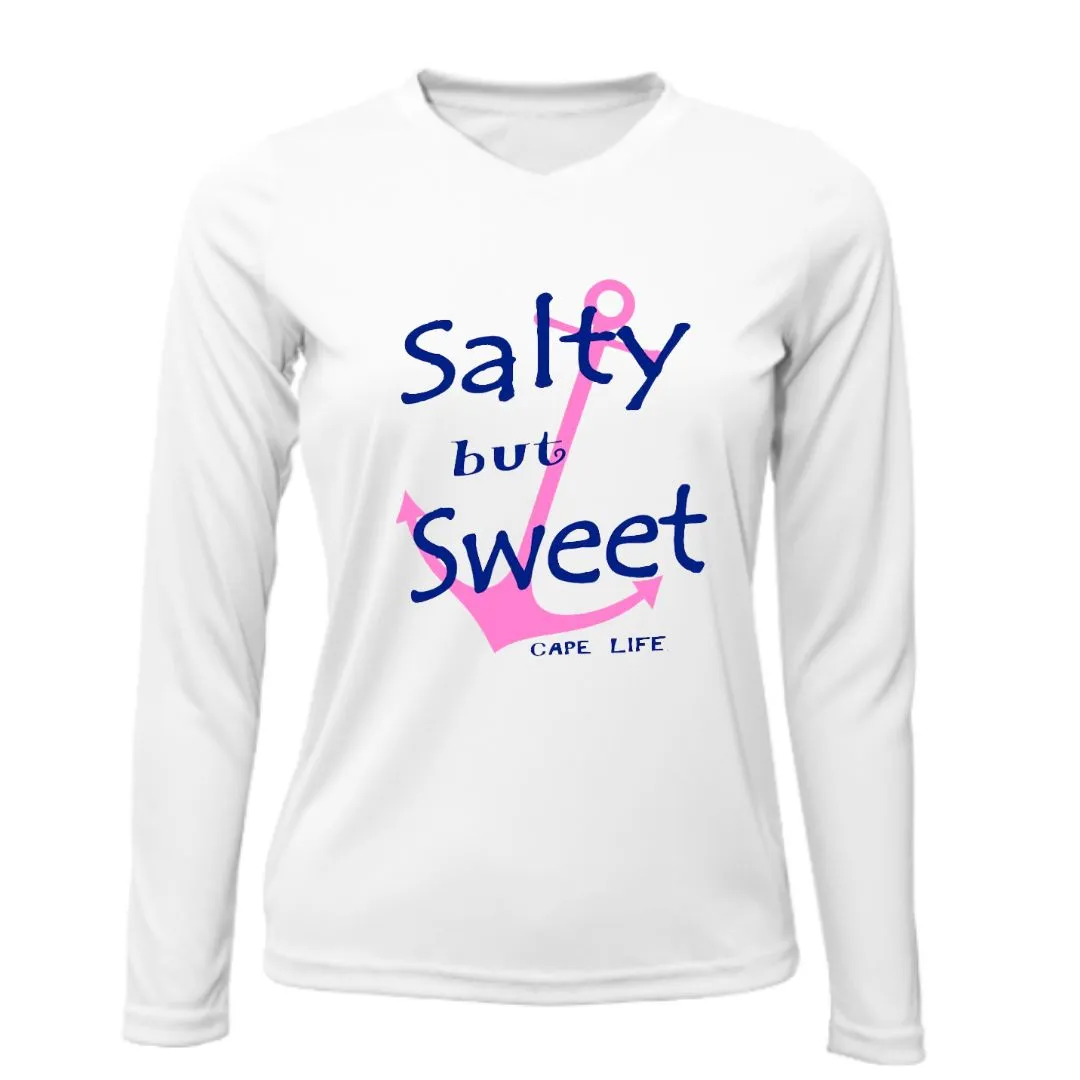 Salty But Sweet Women's Sun Shirt - UPF50 Sun Protection Graphic Tee