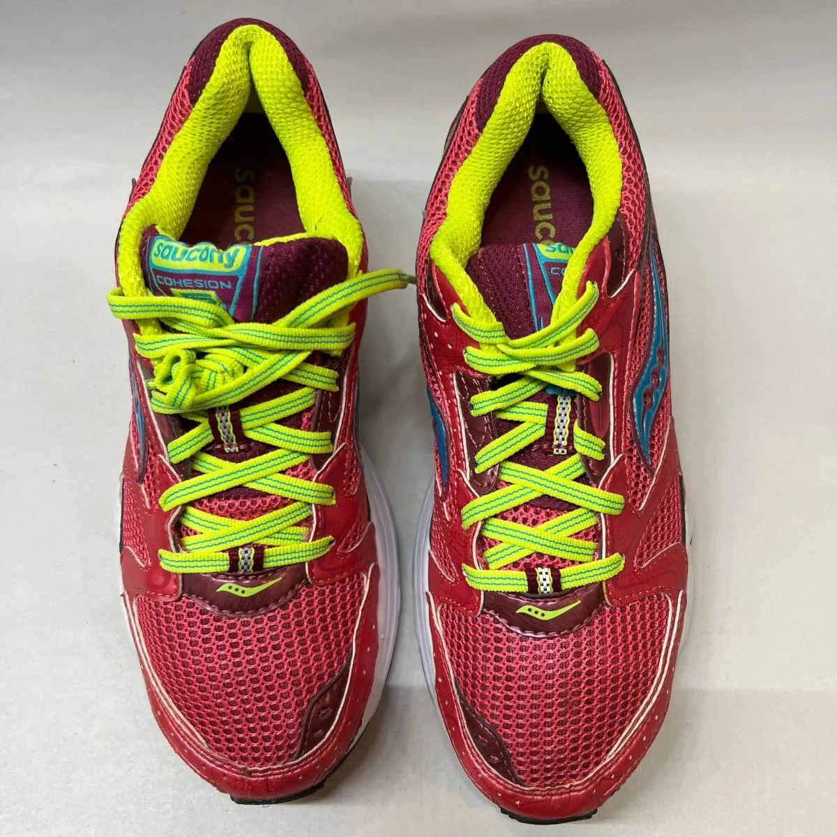 Saucony •Cohesion 5• Running Shoe • Pink/Citron•  - Preowned