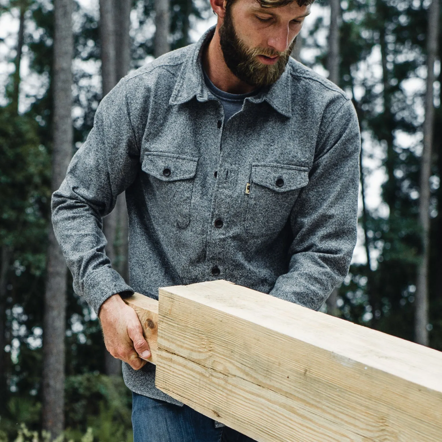 Shepherd Moleskin Shirt | Slate