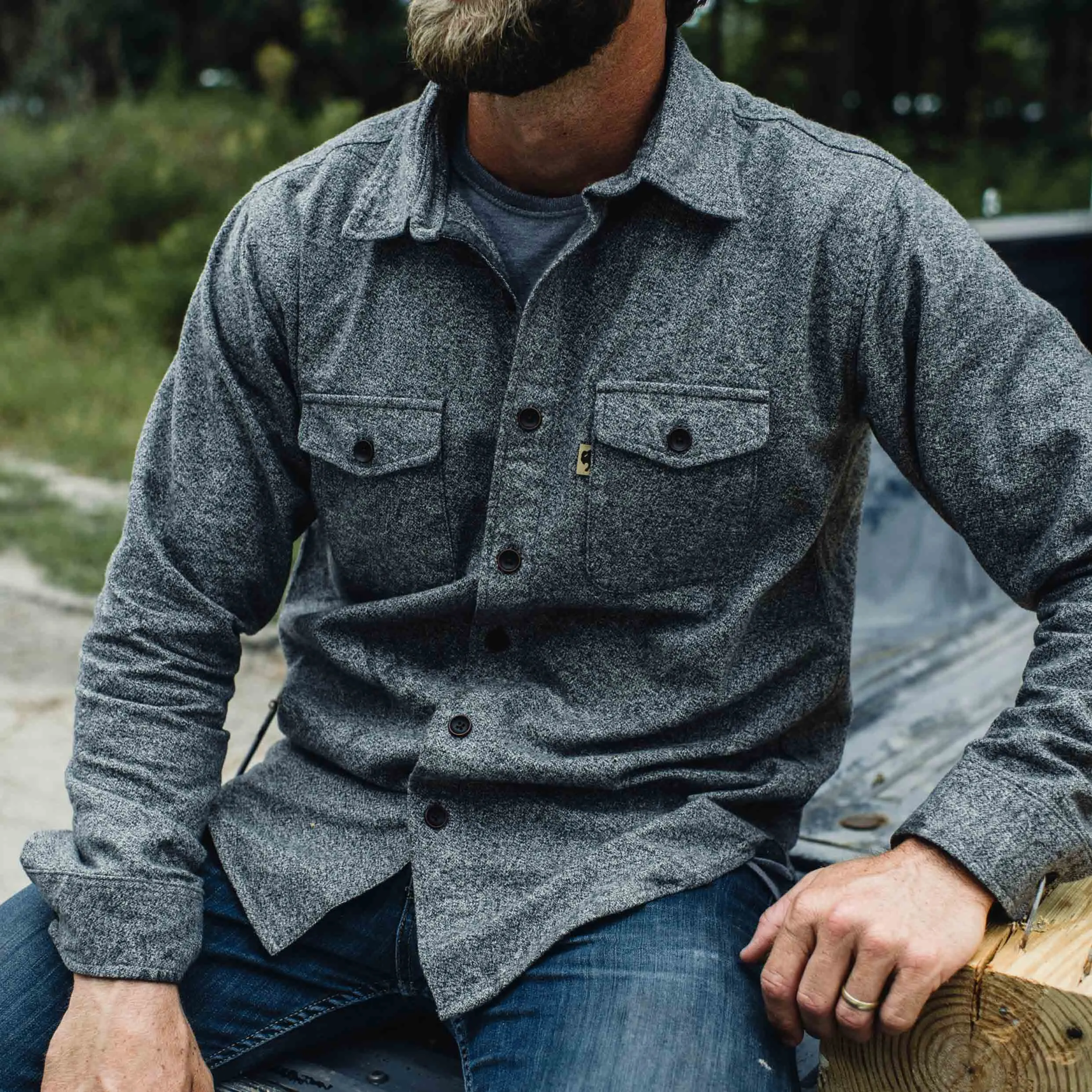 Shepherd Moleskin Shirt | Slate