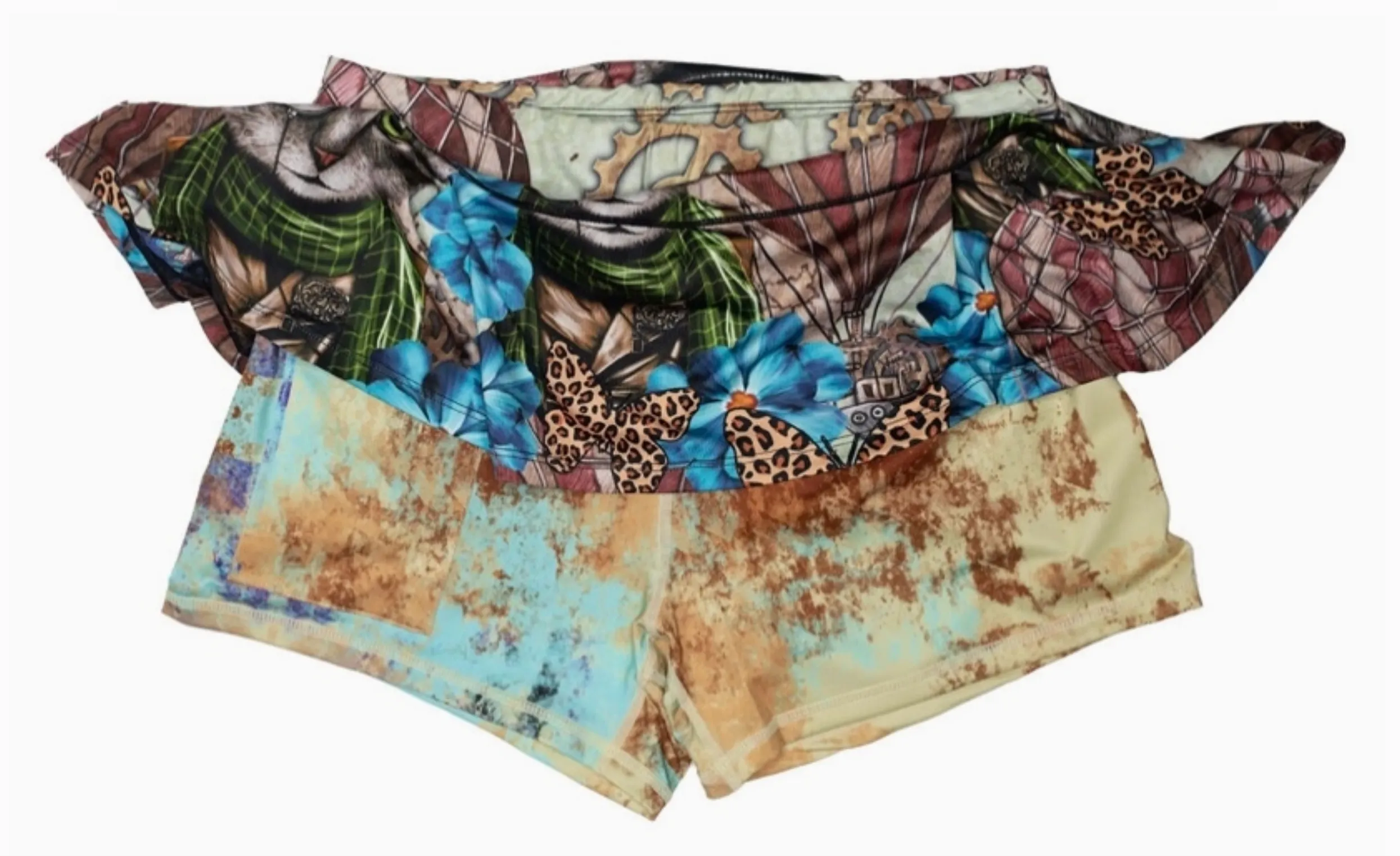 Skort shorts by Trunkers in various prints