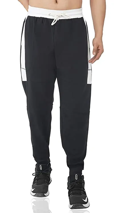 SLAY. Men's Black & White Joggers