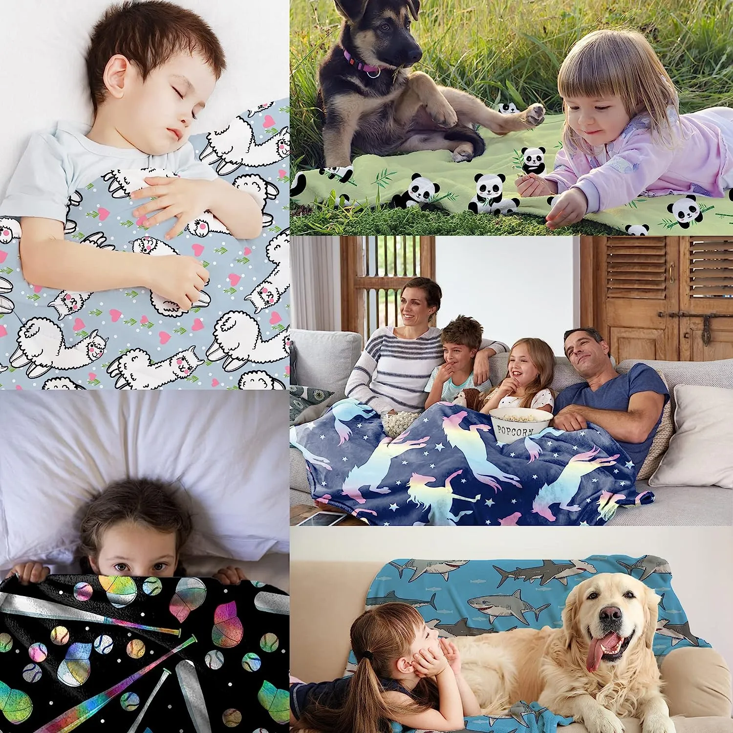 Sports Throw Blanket - Soft Lightweight Fleece