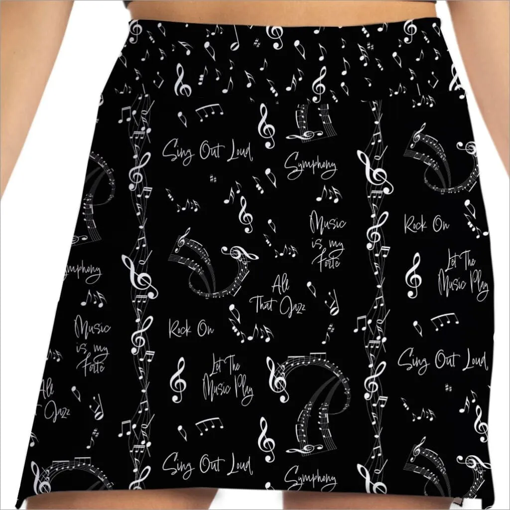 SYMPHONY BLACK SKORT