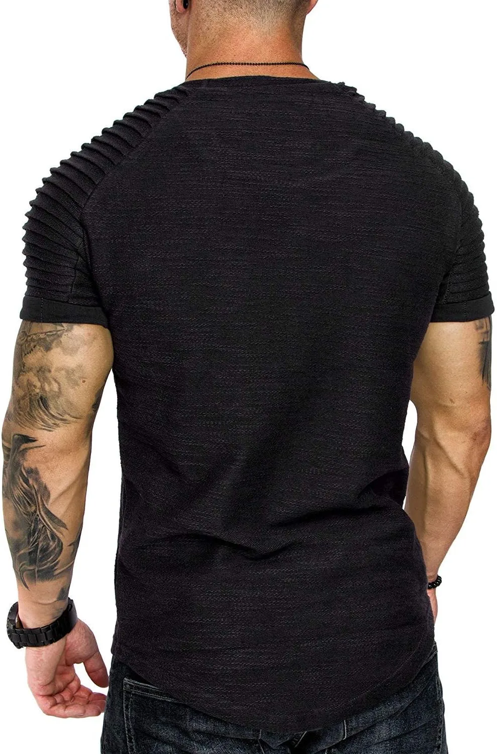 The DUVAL Pleated T-Shirt